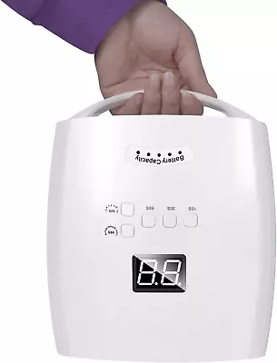 Nail Dryer Rechargeable Cordless Painless 54W Gel UV LED Nail Lamp Profession • $94.11