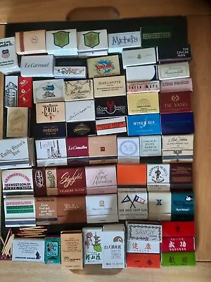 Vintage Lot Of 87 Match Books Boxes Hotels Casinos Restaurants US & Itnl • $25