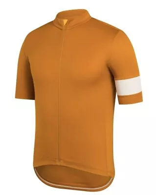 Rapha Mens Classic Jersey T-shirt Team Racing Training Cycling RRP $195 Mustard • $159.99