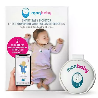 New 2024 Smart Baby Monitor: Tracks Chest Movement Rollovers Sleep Position... • $73.49