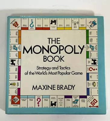 Vintage The Monopoly Book By Maxine Brady (1974 Hardcover) With Dust Cover • $19.99