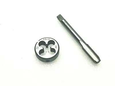 3/8-16 Or 3/8-24 Tap And Die Set UNF HSS Threading Pick Size Ship From Ohio • $10.95