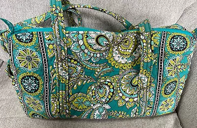 NWT Vera Bradley Small Tote Duffle Bag Retired Peacock Pattern • $33