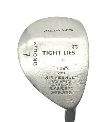 $28.76 • Buy Adams Tight Lies Strong 7-Wood 24* Taylormade Bubble Shaft Graphite RH 41.5 