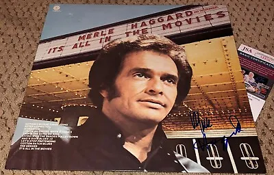 Merle Haggard Signed Album Cover Jsa Autograph Country Music Record The Hag • $280.49
