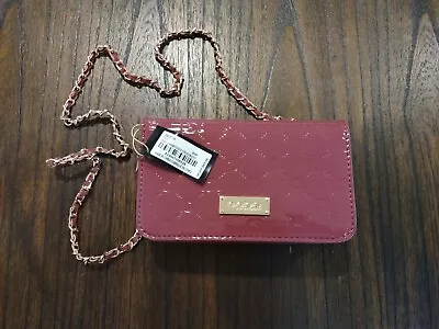 NWT Bebe Dana Embossed Berry Crossbody Removable 44.5  Strap • $20