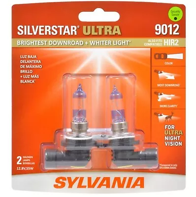 SilverStar Ultra 9012 HIR2 55W Two Bulbs Head Light Dual Beam NIB PACKAGE DAMAGE • $28.95