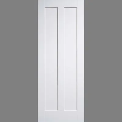 LPD Internal Maine 2 Panels White Primed FD30 Fire Rated Doors • £34.99