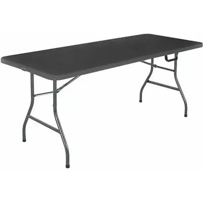 $52.85 • Buy 6 Foot Centerfold Folding Table, Black