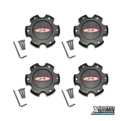 4 X Moto Metal MO955/956 Wheel Center Cap Black 845L145B • $56