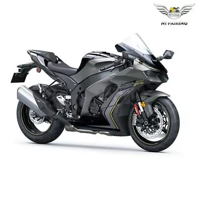 NTU Injection Matte Gray Fairing Fit For Kawasaki Ninja 2021-2024 ZX10R A004 • $499.99