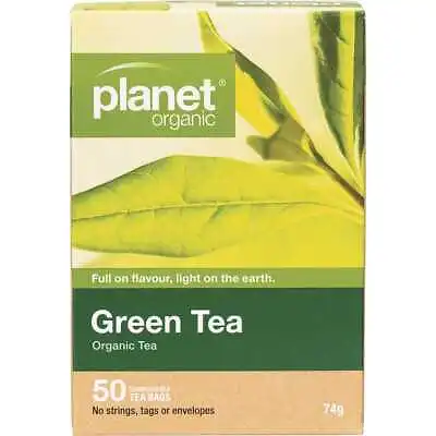 Planet Organic Organic Tea Bags - Green Tea X50 • $16.21