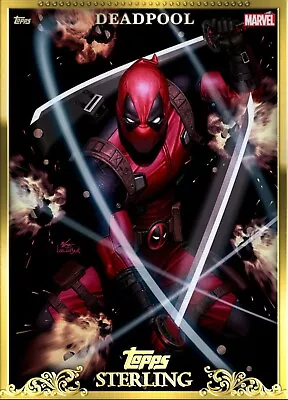 Topps Marvel Collect Deadpool Takeover '24 Pure Platinum - Gold Legendary • $8.99