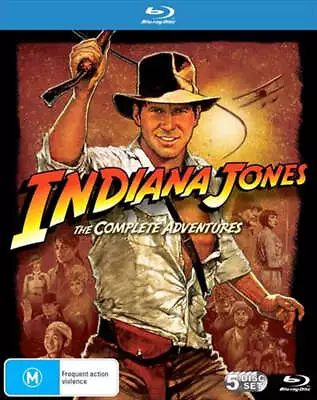 Indiana Jones - Complete Blu-ray Collection | Boxset Blu-ray • $79.79