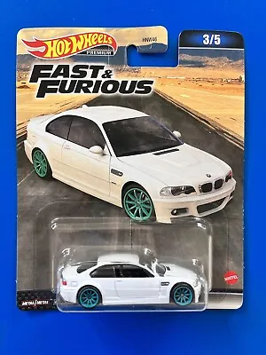 2023 Hot Wheels Fast & Furious WHITE 2006 BMW M3 (E46) V8 LUXURY SPORTS COUPE! • $29.95