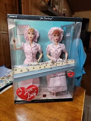 Barbie I Love Lucy Job Switching Lucy Ricardo And Ethel Mertz Pink Label • $43