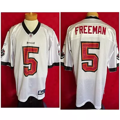 2009 White Tampa Bay Buccaneers #5 Josh Freeman NFL Football Jersey Size Large • $32.50