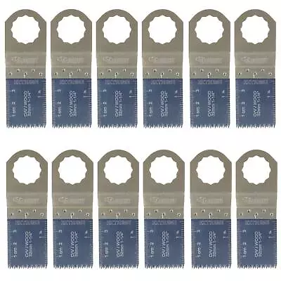 £24.99 • Buy 12 X SabreCut Coarse Cut Japan Tooth Blades For Fein SuperCut Multitool Cutter