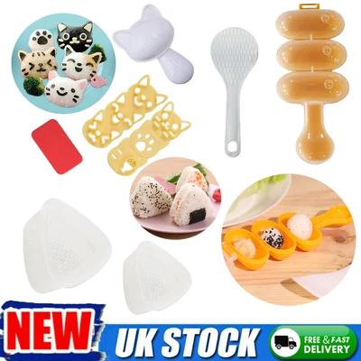 Rice Ball Mold Portable Japanese Food Kitchen Tool Cooking Molds Rice Roll Maker • £7.79