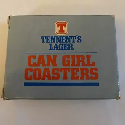 £20 • Buy Vintage Tennents Lager Can Girl Coasters