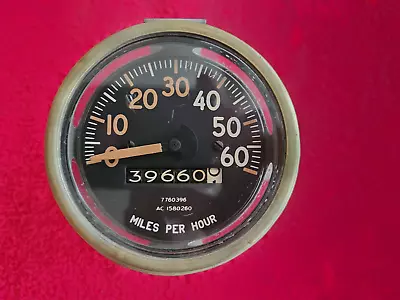 Vintage Military Jeep Speedometer AC 1580260 7760396 • $49.95