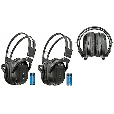 2 New Fold In Wireless IR Rear TV DVD Headphones Headset For Ford Vehicles 601b  • $24.99