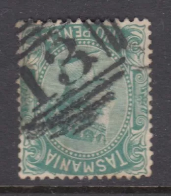 Tasmania Numeral '13' Of Kingston On 2d. Sideface. • $3.95