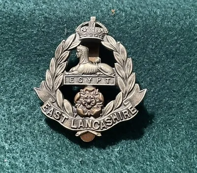 Vintage East Lancashire Regiment Original Cap Badge Bimetal N505 • £9.49