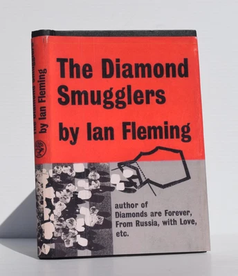 $120 • Buy Ian Fleming The Diamond Smugglers 1957 UK Cape First Edtion James Bond 007