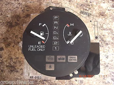 92-95 OEM Honda Civic EG EJ Temperature Fuel Gauge Combo Gauge Cluster AT HR-143 • $99.95