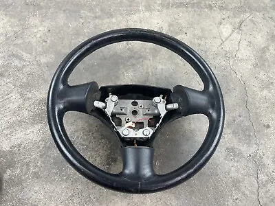 1999-2005 Mazda Miata Mx5 Oem Black Leather Steering Wheel Horn NB 99-05 *READ* • $100