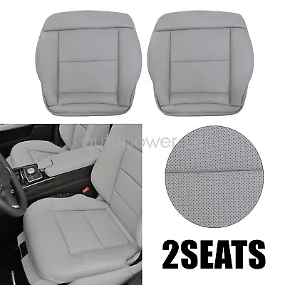 2010-2014 For Mercedes Benz E350 E550 Driver & Passenger Bottom Seat Cover Gray • $57.19