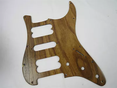 Solid Wood Of Chinese Scholartree Wood HSH  STRAT GUITAR Pickguard #2044 • $14.10