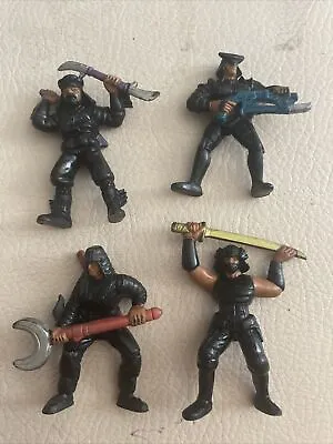 Vintage Mattel GUTS Military Action Figures Aikido Force Ninja 1986 Lot Of 4 • $11.99