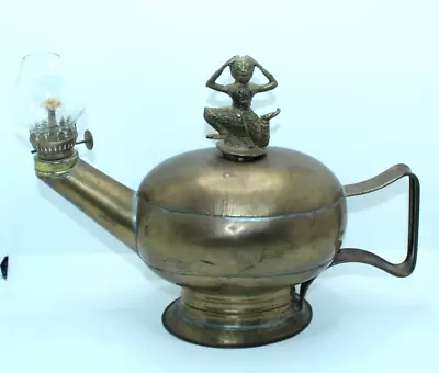 Vintage Thailand Siam Bronze Copper Magic Genie Oil Lamp Complete • $50