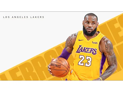 $14.95 • Buy LeBron James Poster Los Angeles Lakers 23 Photo Wall Art Print (24x18)