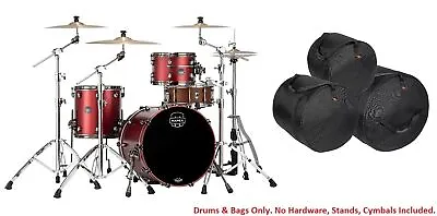 Mapex Saturn Evolution Tuscan Red Lacquer Drums 20x1612x814x14 Shells | Dealer • $2159