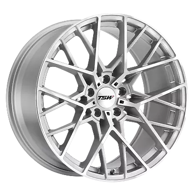 20x8.5 TSW SEBRING SILVER W/ MIRROR CUT FACE Wheel 5x4.5 (30mm) • $350