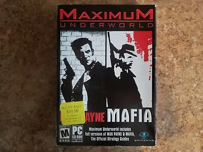 MAX PAYNE / MAFIA Bundle: Maximum Underworld Big Box PC (Windows PC) 5 Disc Set • $37.99