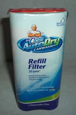 Mr. Clean AUTO DRY CAR WASH REFILL FILTER ~ 10 Uses ~ New ~ Free Shipping • $20.98