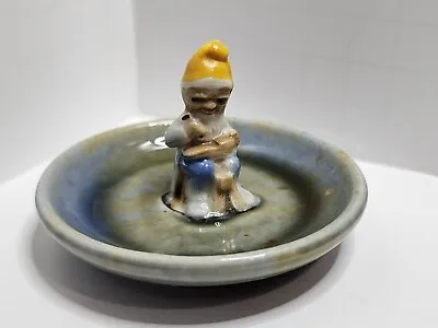 Wade Ceramics Whimtray CUTE GNOME MAKING SHOE TRINKET DISH Elf Coin Dish • £21.38