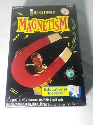 Vintage Educational Insights Magnetism 21 Science Projects Sealed 1993  • $15