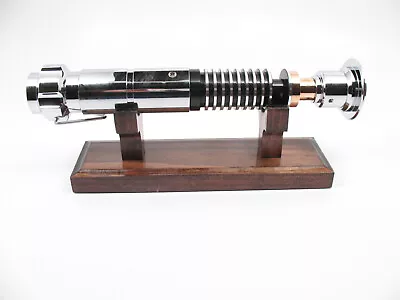 LightSaber Stand Hilt Holder Display Mount Desktop Wood #949 • $29.99