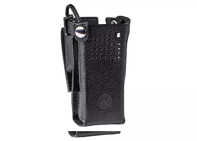 NEW Motorola APX6000XE APX8000XE Leather Carry Case Radio Holder Holster OEM • $27.99