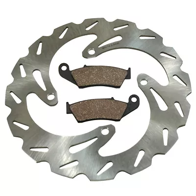 Front Wave Disc Brake Rotor & Brake Pads 2006-2014 Fits Kawasaki KX250F & KX450F • $39.95