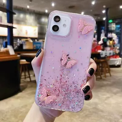 $9.98 • Buy Glitter Powder Bling Slim Case For IPhone 11/12Pro/13/13 Pro/13 14 Pro Max Cover