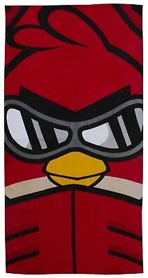 £9.99 • Buy Angry Birds Red Go Fast Beach, Bath, Swimming 100% Cotton Towel - 70cm X 140cm