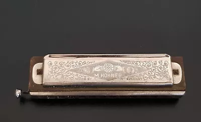 Vtg. Super Chromonica Chromatic Key C Harmonica By M. Hohner Made In German   • $59