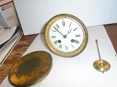 Antique-French  Marti  Clock Movement-Ca.1880-To Restore-#V79 • $85