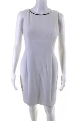 Shoshanna Womens Sleeveless Sheath Dress White Size 8 • $2.99